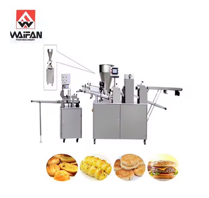 Automatic Electric Flour Toast Hamburger French Bread Making Machine Stainless Steel High Capacity Complete Line
