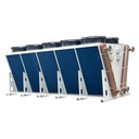 Adiabatic Cooler Axial Fan Sanyo Screw Compressor Dry Cooler High Heat Transfer Efficiency Low Maintenance Cost Power Plant