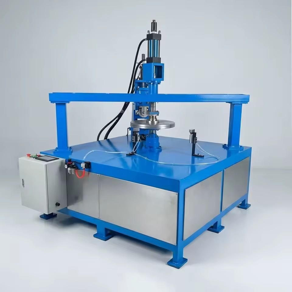 Stainless Steel Round Table Making Machine Metal Stainless Steel Panel Flanging Machine Processing Machine