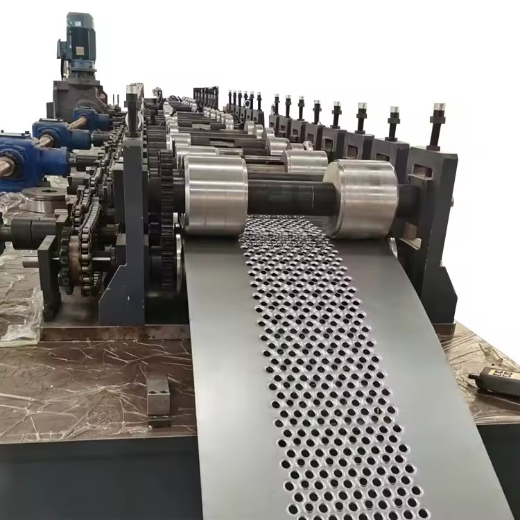 Galvanized Steel Scaffold Plate Ladder Plate Walk Board Foot Pedal Roll Forming Machine Fully Automatic PLC Control