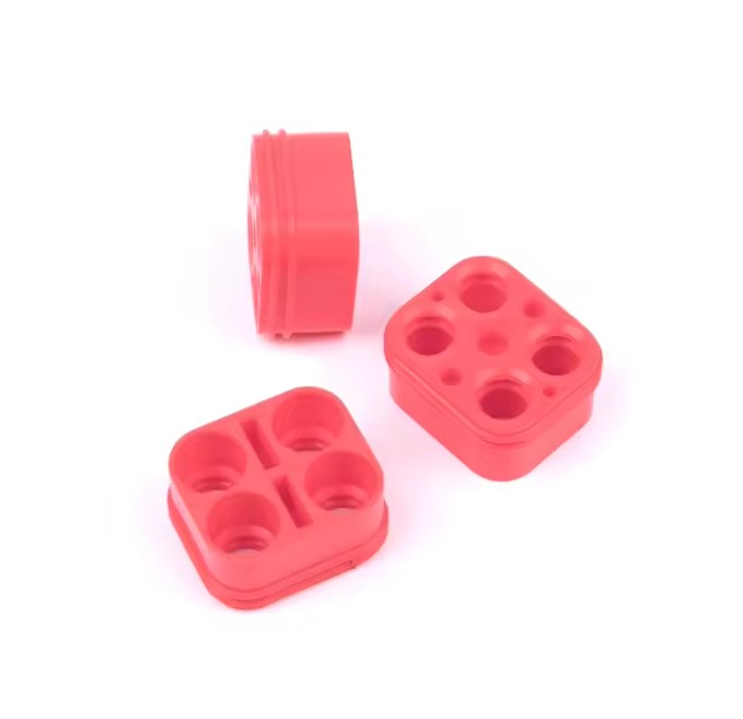 IP67/IP68 Multi-Cavity Moulded Connector Seal with FKM/NBR/EPDM Materials