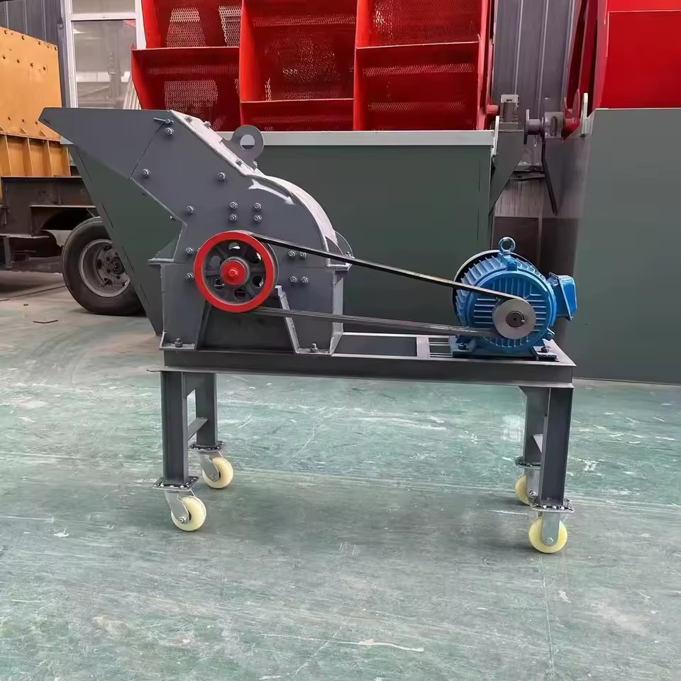 400*600 Portable Mini diesel Engine Hammer Mill Crusher, Mini Scale