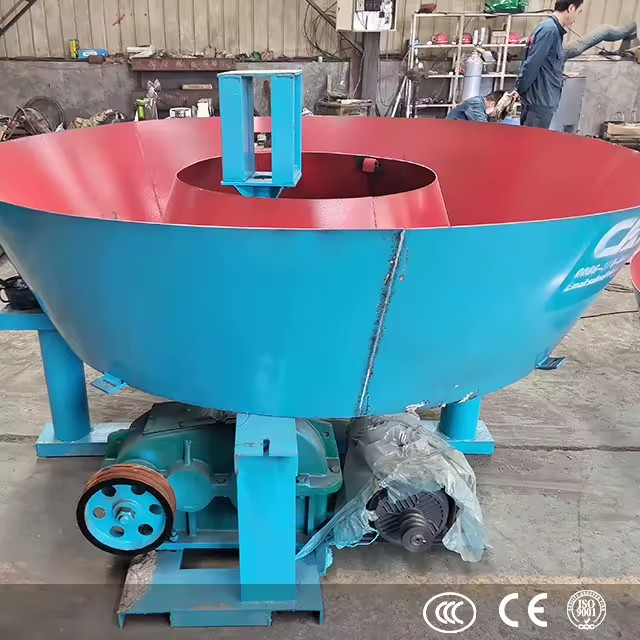 Factory Supply Big Capacity 900 1200 Wet Pan Mill Mining Energy & Mineral Equipment for Rock Gold Plant