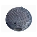 DN800 Ggg50 Heavy-Duty Round Ductile Iron Manhole Cover EN124 Compliant Black Bitume/Epoxy Surface Treatment