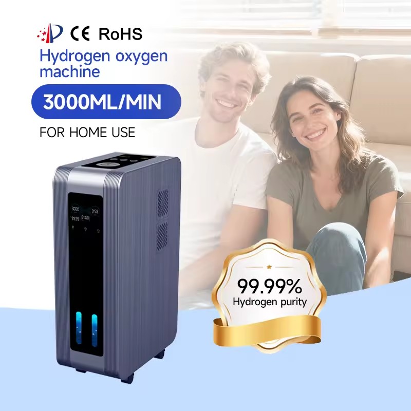 Medical Grade 3000ml High Flow Rate Hydrogen Oxygen Inhalation Machine Brown Gas Generator H2 Inhaler Device