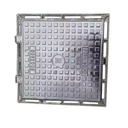 D400 EN124 Septic Tank Water Tank Well Cover Hinged Ductile Iron Manhole Cover Screw Lock Black Bitume/Epoxy Engineer