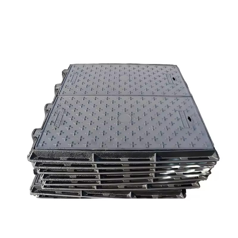 Best Price C250 Custom Ductile Iron Cast Manhole Cover EN124 Standard Black Bitume/Epoxy Roadway