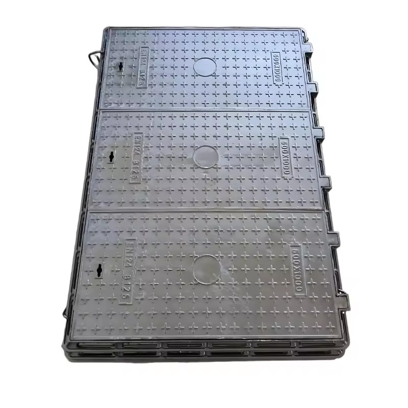 Ductile Iron Manhole Cover for Road Anti-Slip and Anti-Theft Load-Bearing Capacity of 40 Tons for Municipal Engineering