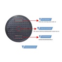 EN124 F900 GB Standard Ductile Iron Cover | Anti-Slip Surface Engineer Grade Visibility for Road Roadway