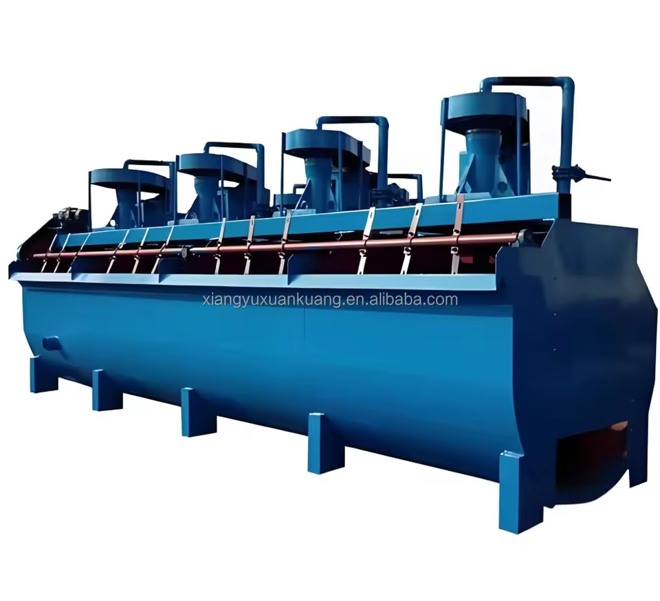 Lead and Zinc Ore Flotation Machine Mineral Separation Equipment with Motor Bearing Core Components Used in Processing Plant