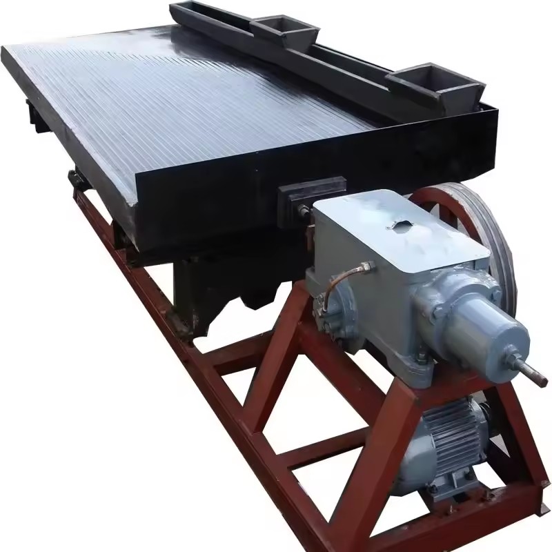 Laboratory Mineral Processing Shaking Table 2100, Small Gravity Separation Gold Concentrator Equipment