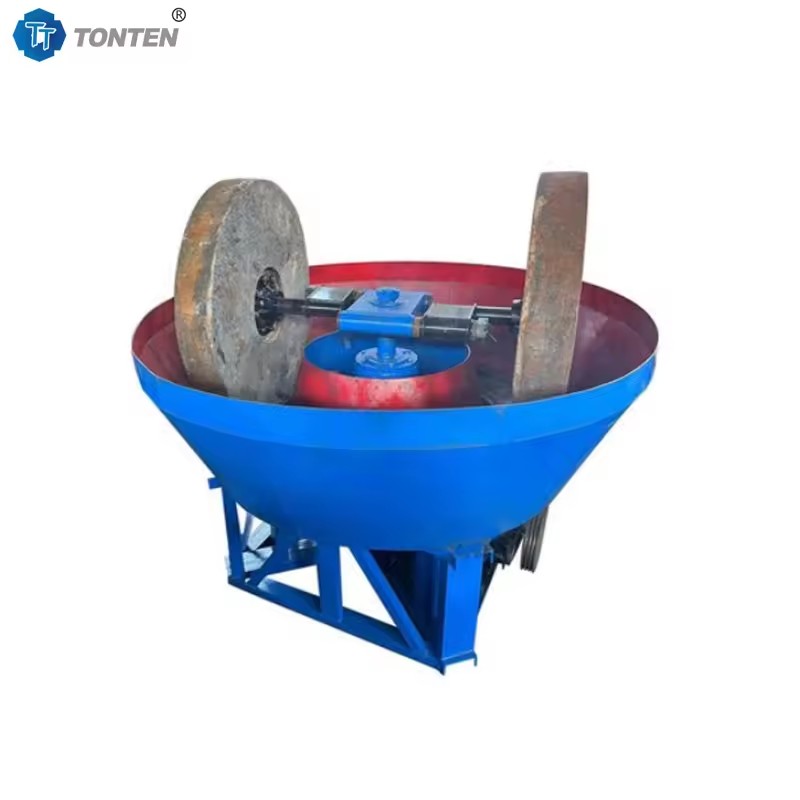 Energy Saving Gold Mining Wet Pan Mill 1100 1200 Wet Pan Mill