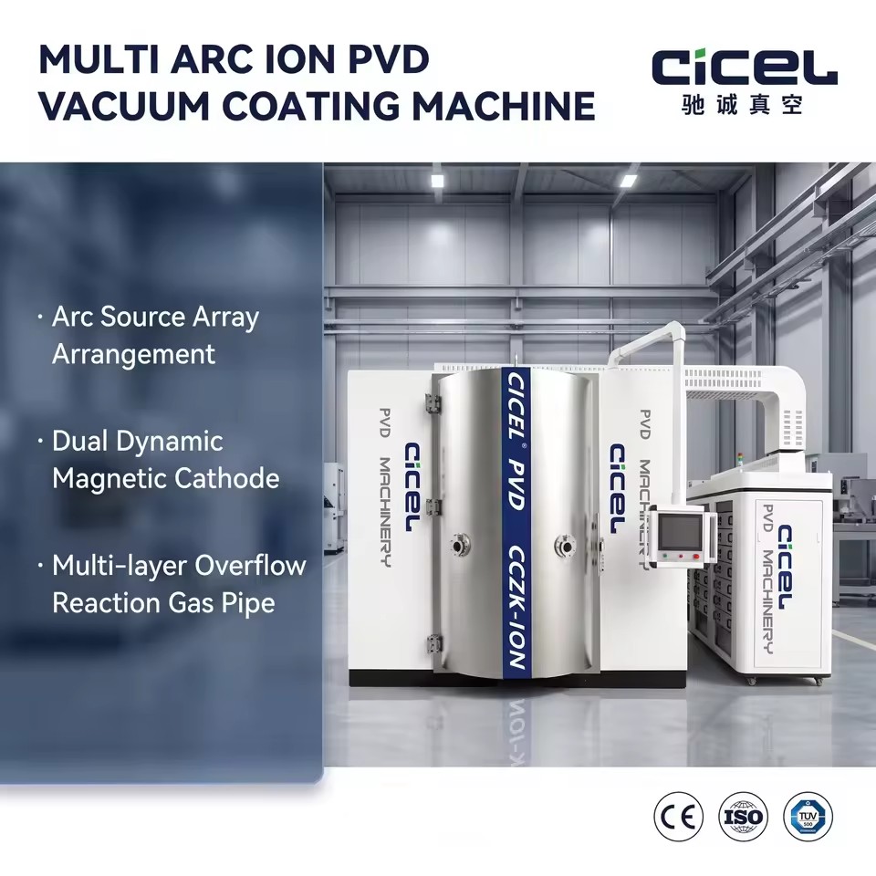 Multi Arc PVD Coating Machine Decorative Coating Stainless Steel Product