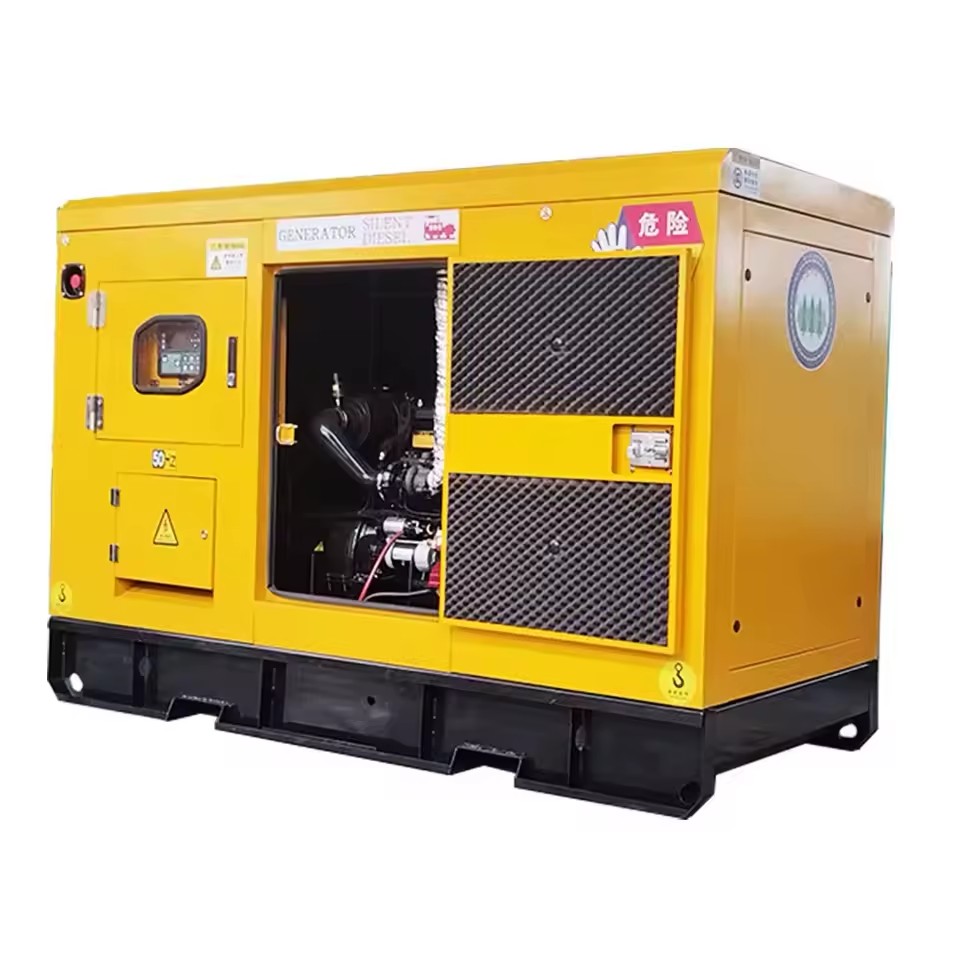 High Quality Silent Diesel Generator Set 100kW Open Frame ATS 380V Low Noise 12V DC Electric Start Single/Three-Phase AC