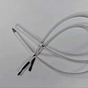 Plug-in Gas Stove Ignition Electrode with High Temp Wire, Alumina Ceramic Spark Needle for Pulse Igniter, Replacement Part