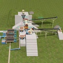 Africa 100tph Mineral Processing Coltan Mining Processing Plant