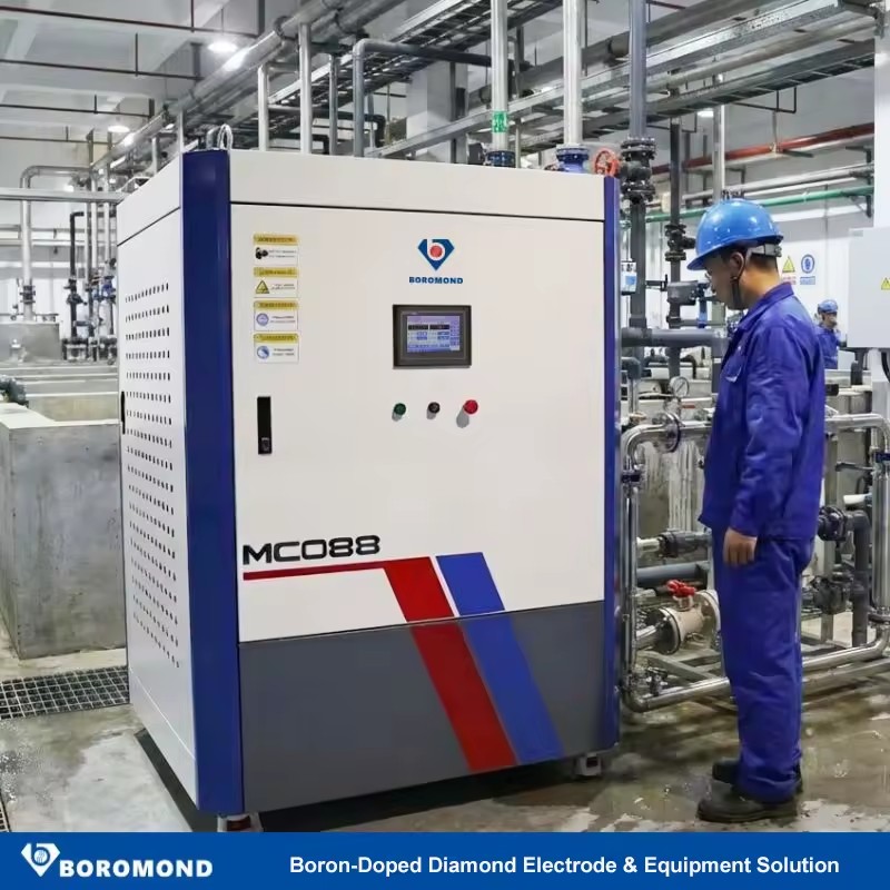 BDD Electrode AOP Industrial Wastewater Treatment Equipment Low Energy Integrated COD Mineralization Landfill Leachate Treatment