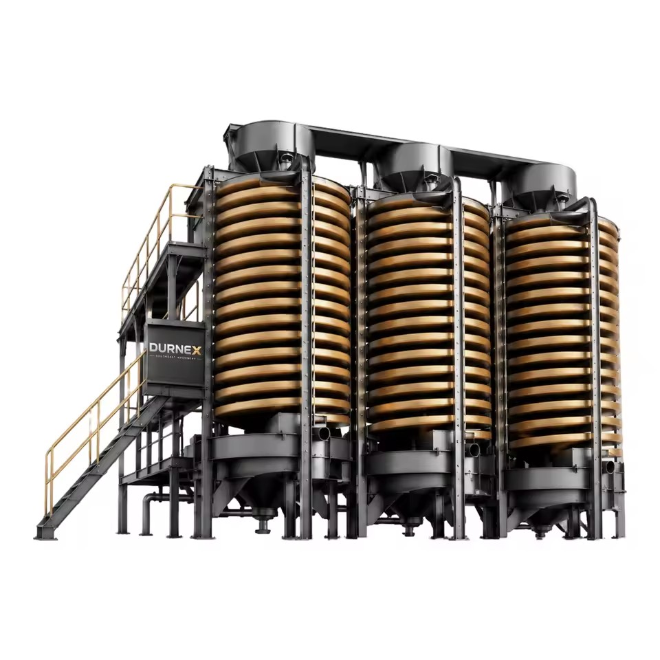 Spiral Chute Concentrator | High Recovery Gravity Separation Equipment for Placer Gold & Fine Mineral Processing