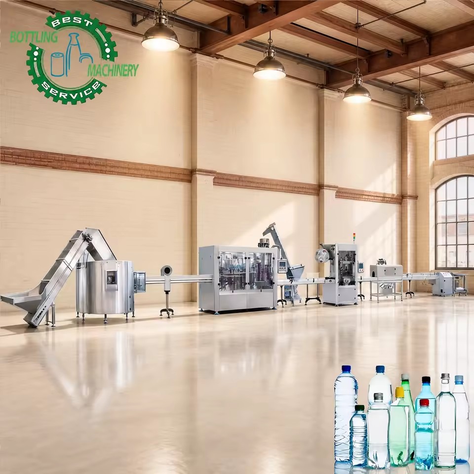 Quality Assured 4000BPH Water Bottling Machine CGF16-12-6 Full Set Production Line for Mineral Water Factory
