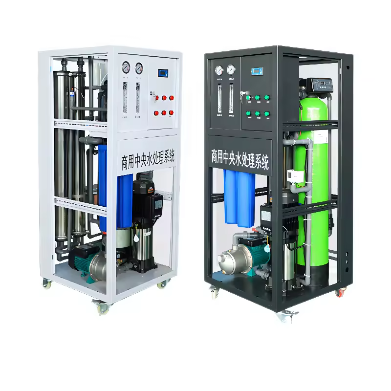 Small Factory Water Treatment Equipment Groundwater Well Water Reverse Osmosis Machinery RO Filter Mineral Water Making Machine