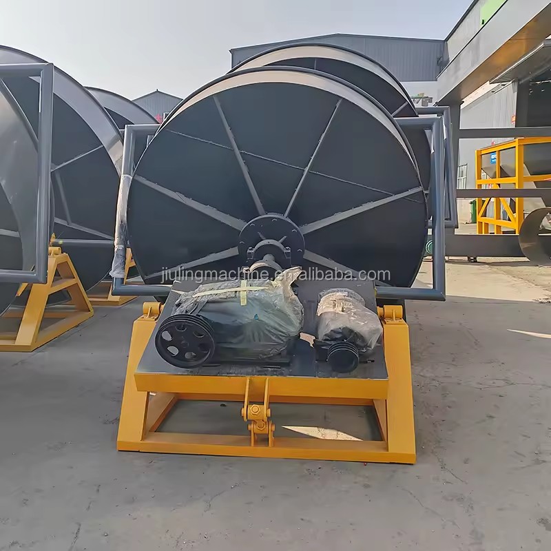 Manure Disc Granulator Fertilizer Granulator Machine Mineral Powder Granulation Disc