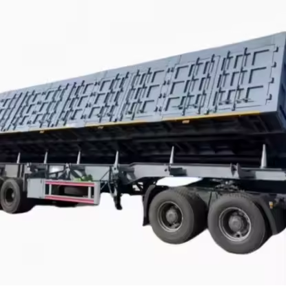 Stable Hydraulic 39CBM Side Tipper Semi Trailer for Developing Countries Mining Bulk Mineral Haulage and Logistics Transport