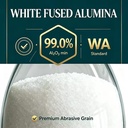 White Fused Alumina WA 99.0% Al2O3 Blasting Media for Oil and Gas Pipeline Rust Removal