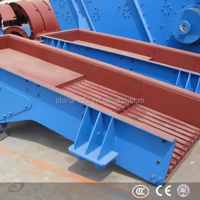 Electric GZD Vibrating Feeder with Stone Crusher Linear Motor Mining Hopper Vibrating Feeder Core Component