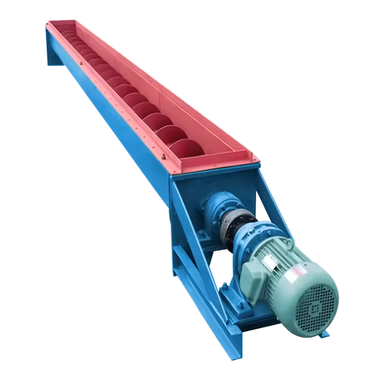 Industrial U Type Screw Conveyor Heavy Duty Auger Feeder for Cement Coal Sand Ash Mining Bulk Material Handling