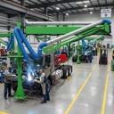 EU Certified SPE-825 Electric Vacuum Wire Feeder Boom for Mining Equipment Manufacturing, Arm Length 8 Meters.