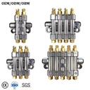 RH High Pressure Volumetric Oil Distributor 2/3/4/5 Ways OEM Lubrication Oil Distributor for CNC Machine Lubrication System