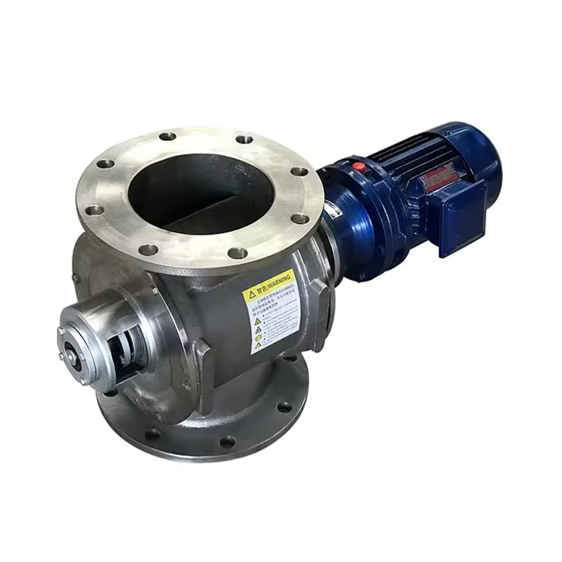Industrial Rotary Valve Feeders with Engine & Motor for Mining Food Chemical & Metallurgy Industries Pneumatic Power 3000 RPM
