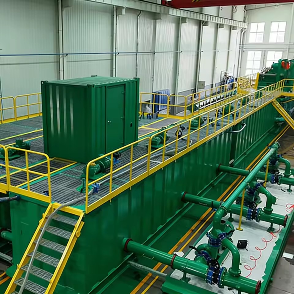 Drilling Mud Tank for Oilfield Solid Control System Drilling Fluid Storage Mixing Circulation Tank Equipment