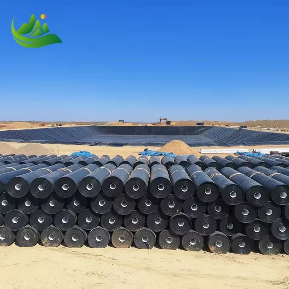 Geomembranes for oilfield sewage tanks and drilling mud pits