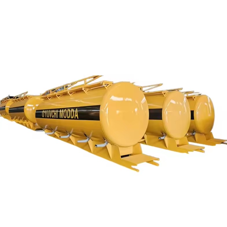10-100m³ PE Lined Pressure Vessel Q345r Oilfield Frac Skid-Mounted Storage Tank Chemical Hydrochlori Acid, Corrosive Crude Oil