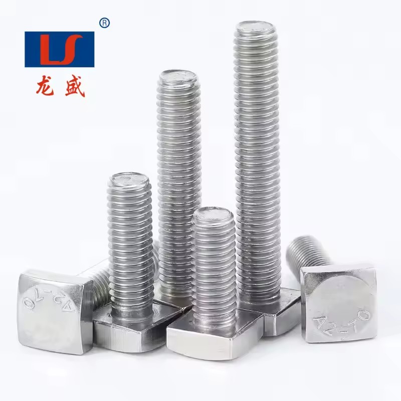 LS Industrial Stainless Steel Plain Finish T-Head Bolt M6 M8 M12 Wholesale Factory Price for Operating Table Assembly