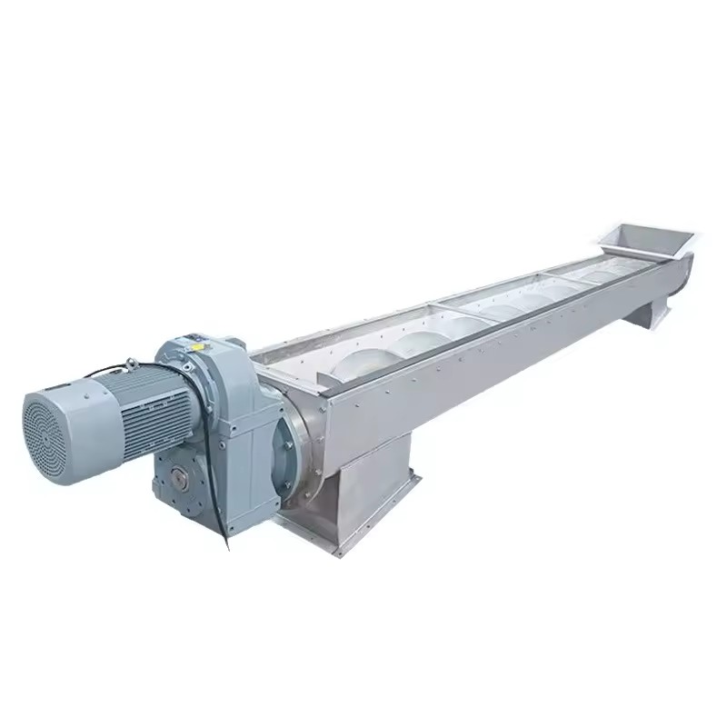 U-shaped Shaftless Stainless Steel Screw Conveyor Cement Feeder Elevator for Mining Applications Water Treatment Machine Price
