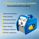 RR12L/24L Refrigerant Recovery Machine for Central Air Conditioning for Recovery Pump Motor Refrigerant Recycling Machine