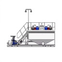 Oilfield Mud Batching and Mixing System Solid Mixing Drill Mud Tank RuiLin RLT Model 50-70m Highly Corrosion Resistant