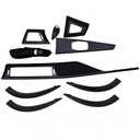 Matte Carbon Fiber Central Control Panel Replacement Interior Trim Kits for BMW M3 M4 F30 F31 F34 F36 F80 F82