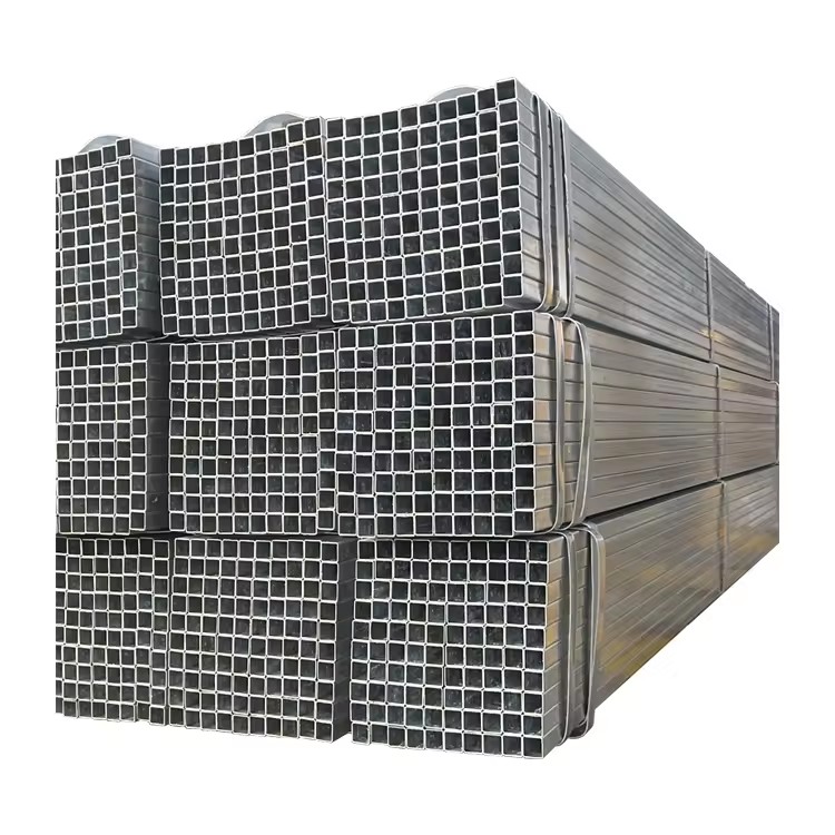 1x1 2x2 square pipe galvanized steel metal square tubing with hole