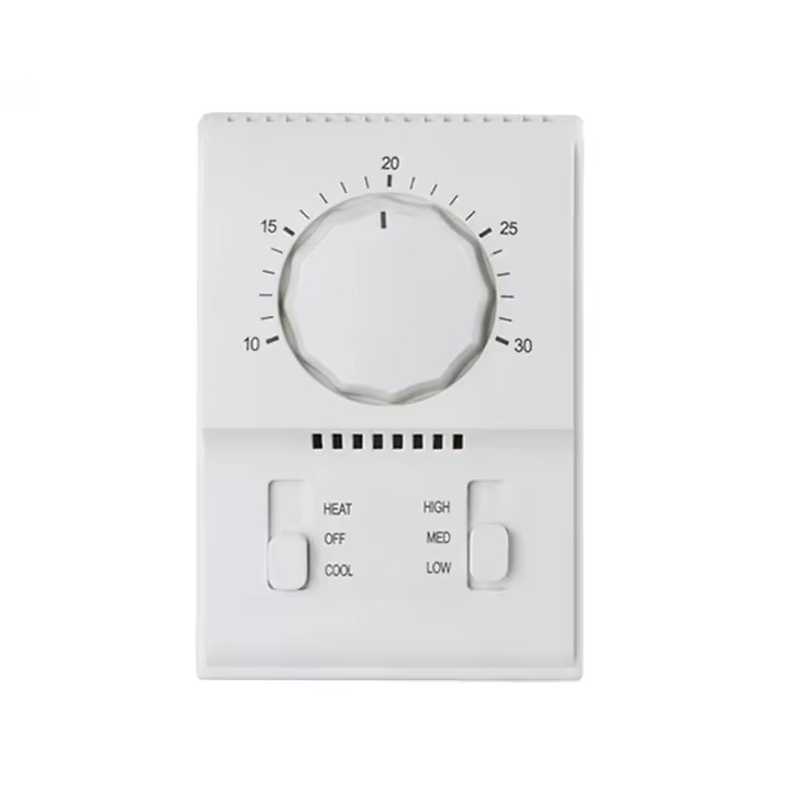 Room Mechanical Central air Conditioner Thermostat Digital Thermostat for Central air Conditioner Heat Fan Coil Thermostat
