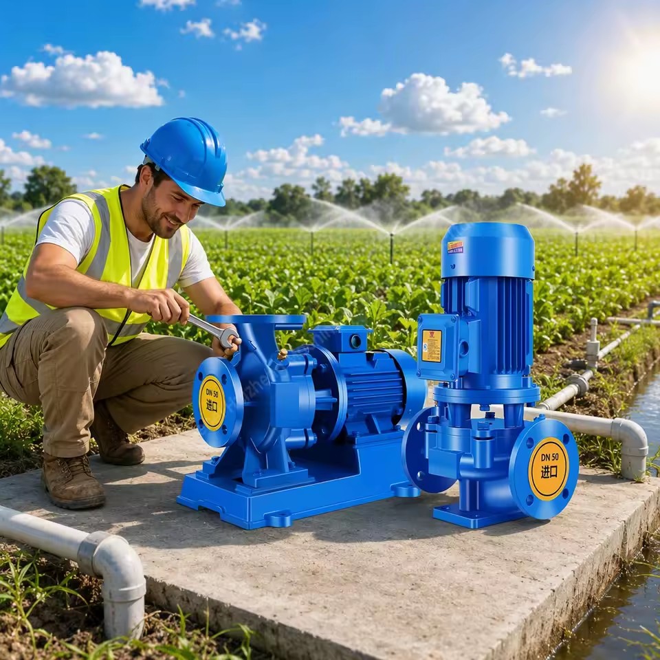 Cast Iron Pipeline Centrifugal Pump Irrigation Water Booster Pump For Farmland Agricultural Water Supply