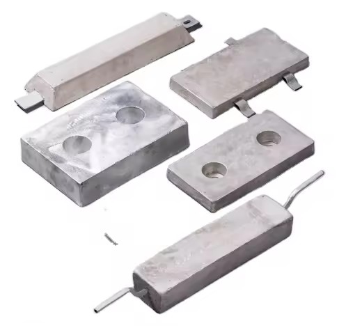 Marine Vessel Cathodic Protection Sacrificial Zinc Anode