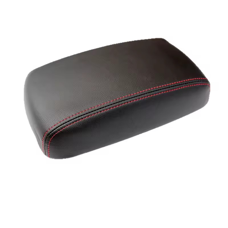 Luxury Car Center Armrest Storage Box Cover Protector for Mitsubishi ASX 11-18 Microfiber Leather