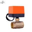 Electric Motorized Ball Valve, 2-Way Water Valve for Central AC/Floor Heating & Fan Coil Unit