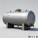 Custom Horizontal Diesel Fuel Tank 1000-60000L Carbon Steel for Generator Mining ASME CE ISO Manufacturer for Industrial Use