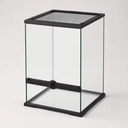 Durable Reusable Float Glass Front Opening Reptile Terrarium Vivarium Tank 45x45x60cm Wholesale Top Mesh Screen