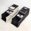 For Honda Odyssey Car Armrest Box Storage Console Central Luxury Odyssey Elysion Leather Car Armrest With Wireless Charger