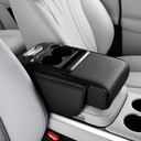 ABS Car Armrest Box Protective Pad Cup Holder with Tissue Box and Booster Pad